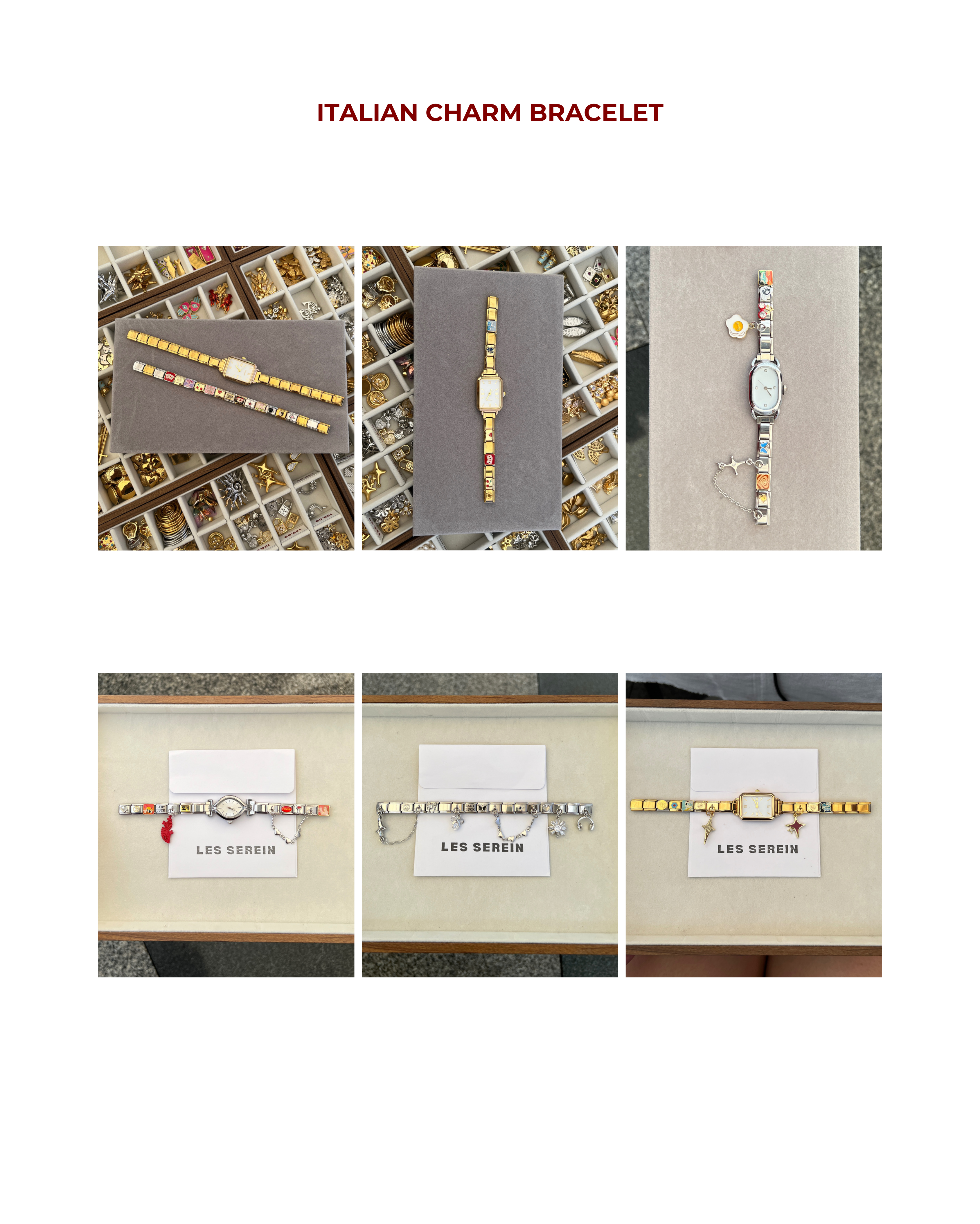 ITALIAN LINKS - SILVER 3D LINKS