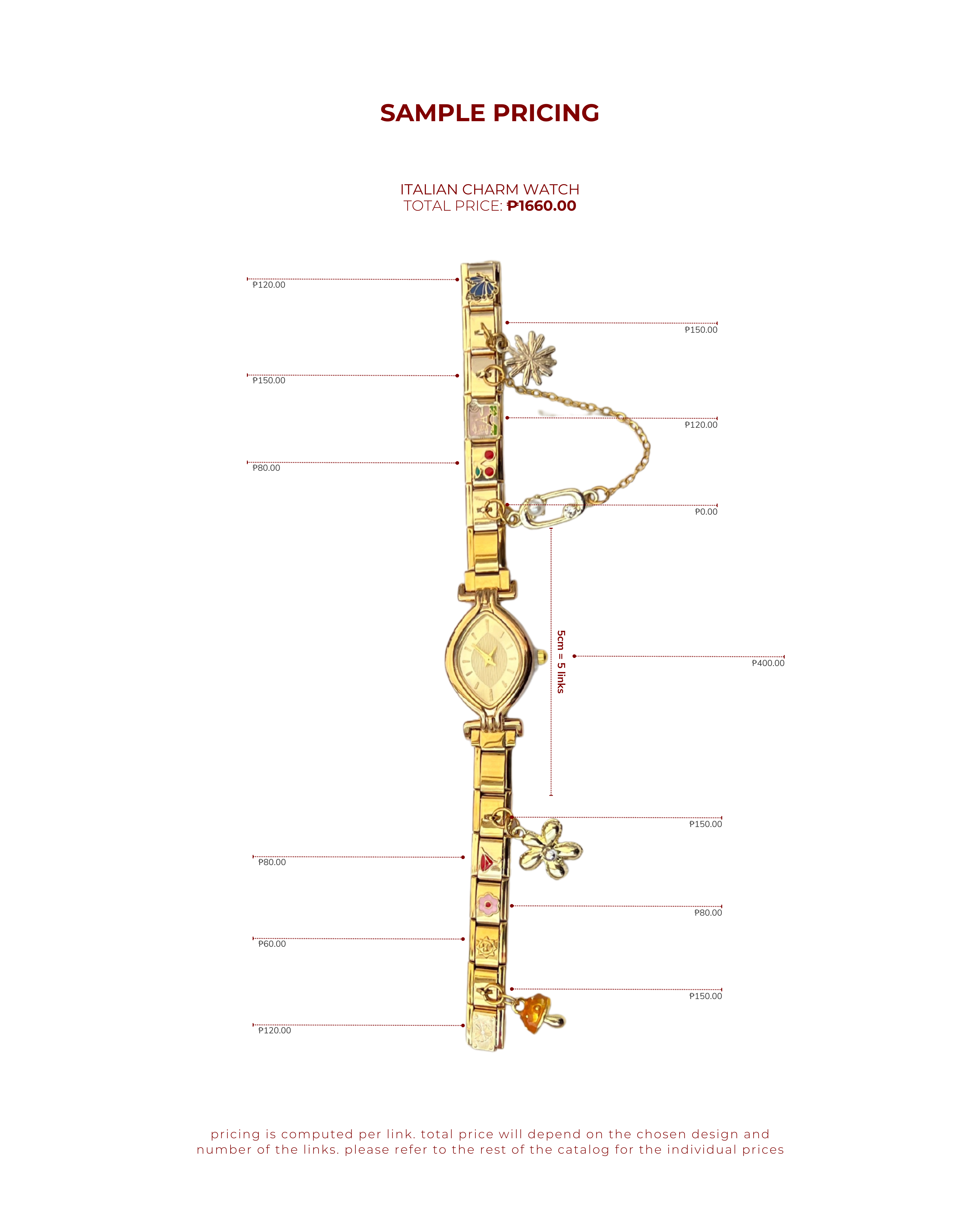 ITALIAN LINKS - SILVER 3D LINKS