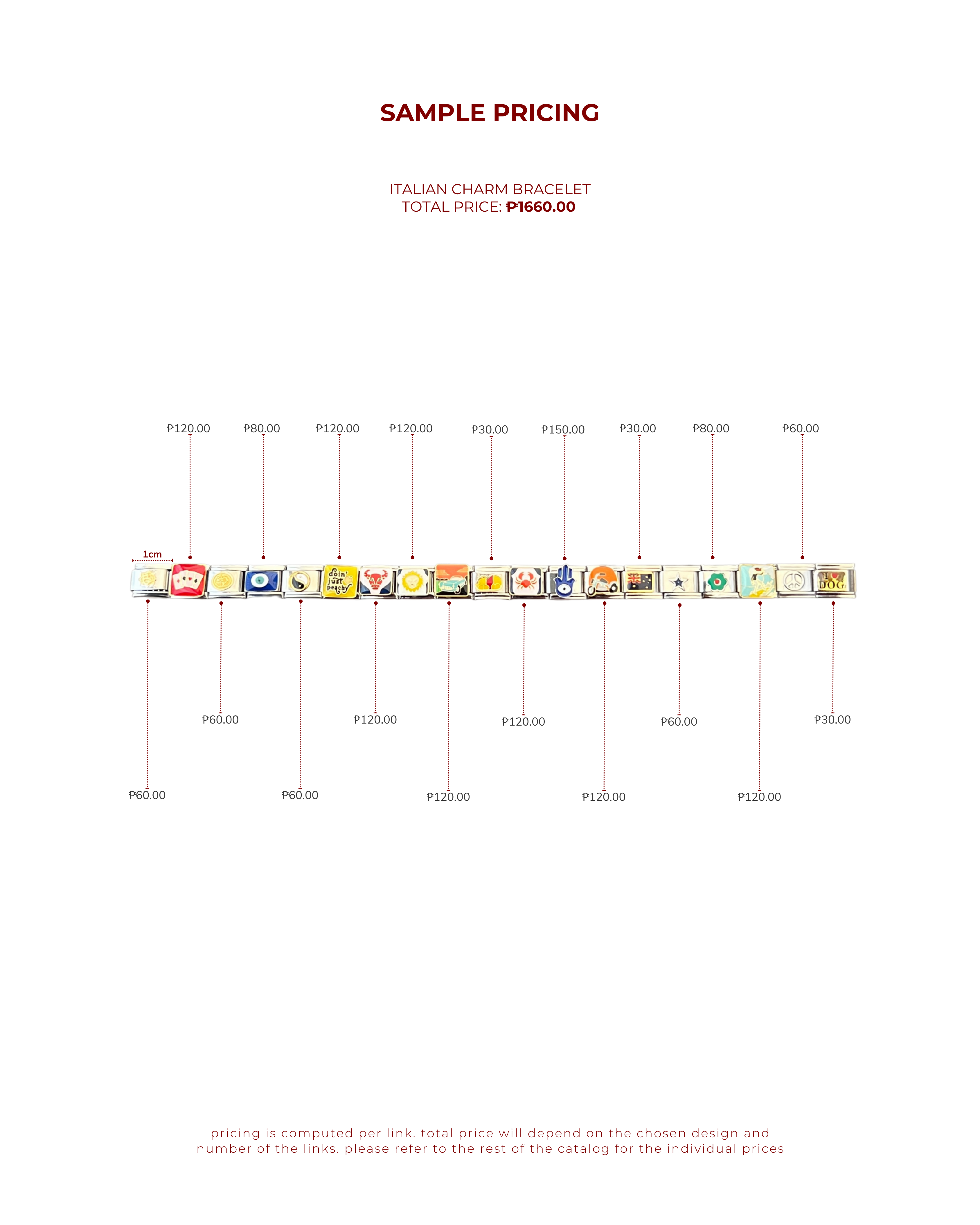 ITALIAN LINKS - SILVER 3D LINKS