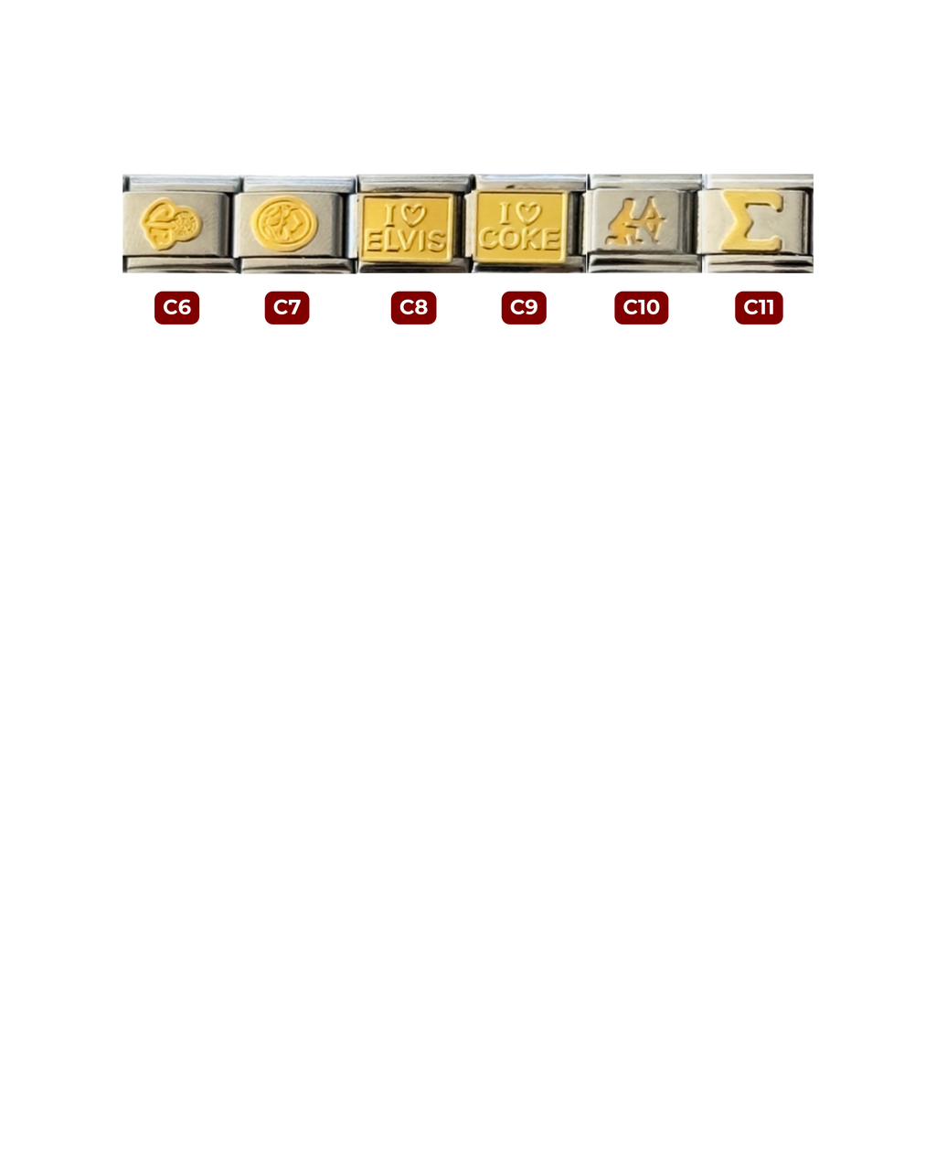 ITALIAN LINKS - GOLD & SILVER